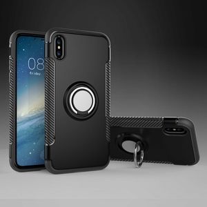 iPhone XS/X Shockproof ring holder and stand cover